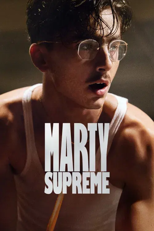Movie poster for Marty Supreme