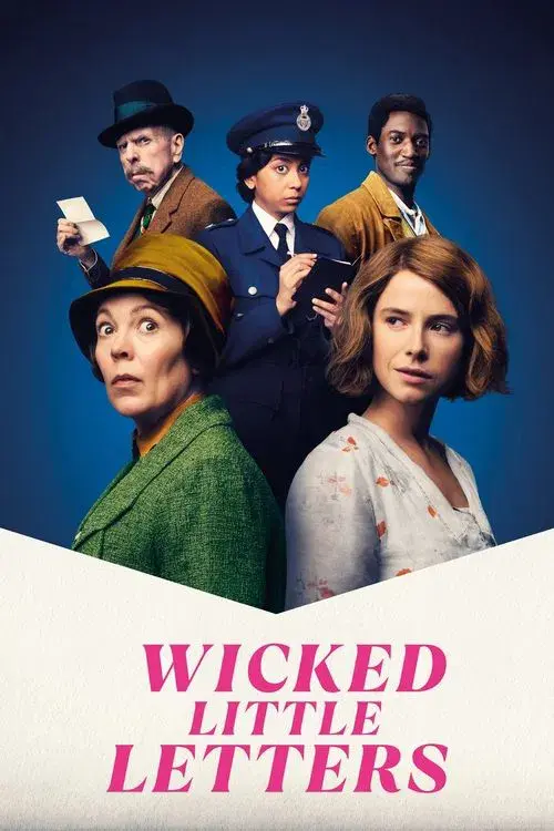Movie poster for Wicked Little Letters